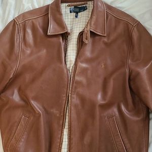 Polo leather jacket
